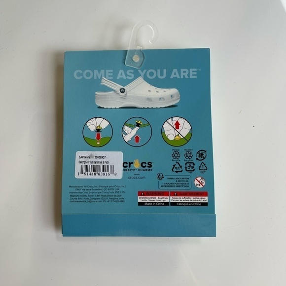 Crocs Summer Break 3D Jibbitz 5Pk - Picture 3 of 4